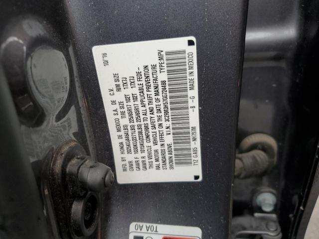 3CZRM3H57GG724488 - 2016 HONDA CR-V EX GRAY photo 12