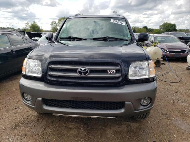 5TDBT44A44S213143 - 2004 TOYOTA SEQUOIA SR5 BLACK photo 5