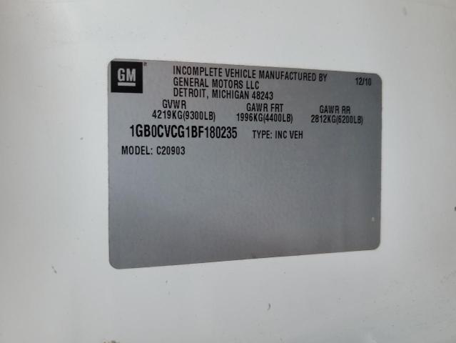 1GB0CVCG1BF180235 - 2011 CHEVROLET SILVERADO C2500 HEAVY DUTY WHITE photo 12