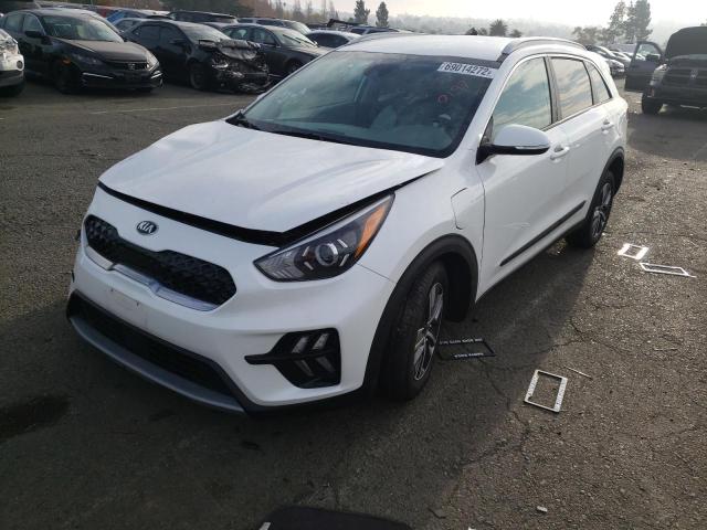 KNDCD3LD4L5400197 - 2020 KIA NIRO EX WHITE photo 1