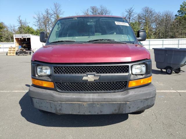1GAHG39K891171907 - 2009 CHEVROLET EXPRESS G3 BURGUNDY photo 5