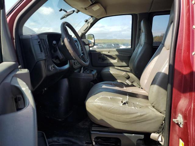 1GAHG39K891171907 - 2009 CHEVROLET EXPRESS G3 BURGUNDY photo 7