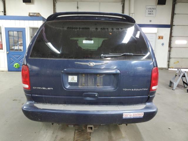 1C4GP54L7YB656174 - 2000 CHRYSLER TOWN & COU LXI BLUE photo 6