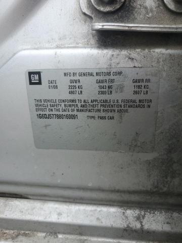 1G6DJ577880160091 - 2008 CADI CTS Gümüş foto 12