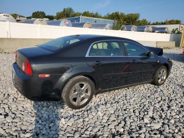 1G1ZH57B884249230 - 2008 CHEVROLET MALIBU 1LT BLACK photo 3