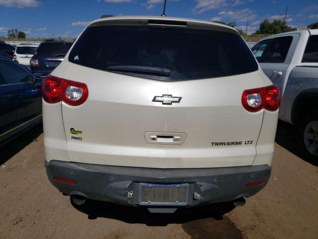 1GNKVLED5BJ154554 - 2011 CHEVROLET TRAVERSE LTZ WHITE photo 6