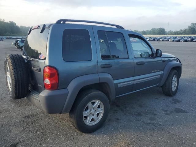 1J4GL48K42W276095 - 2002 JEEP LIBERTY SPORT 蓝色 照片 3