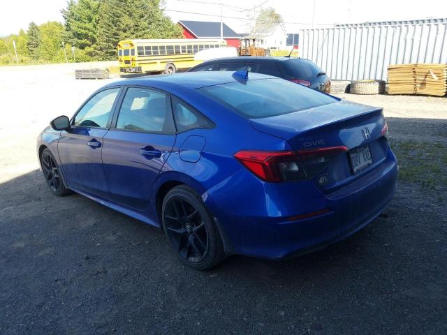 2HGFE2F58PH101871 - 2023 HONDA CIVIC SPORT Mavi fotoğraf 2