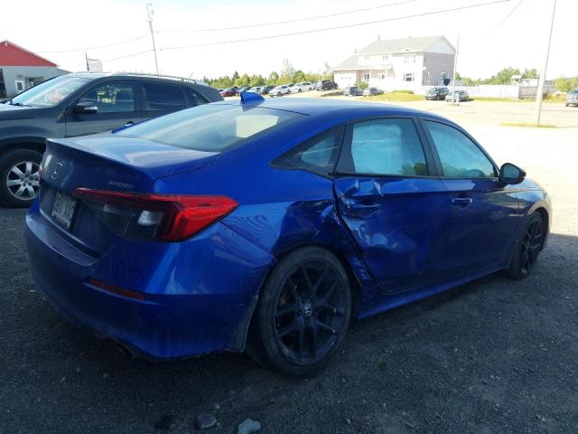 2HGFE2F58PH101871 - 2023 HONDA CIVIC SPORT Mavi fotoğraf 3