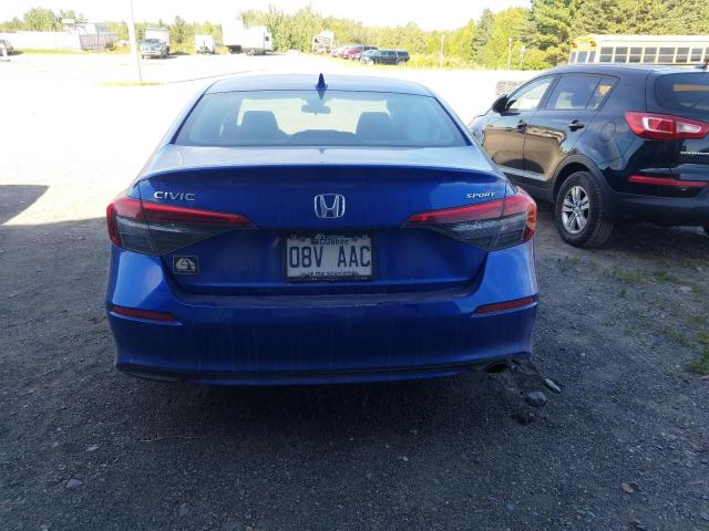 2HGFE2F58PH101871 - 2023 HONDA CIVIC SPORT Mavi fotoğraf 6