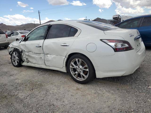 1N4AA5AP8EC437024 - 2014 NISSAN MAXIMA S WHITE photo 2