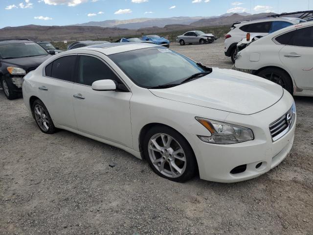 1N4AA5AP8EC437024 - 2014 NISSAN MAXIMA S WHITE photo 4