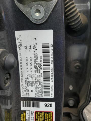 3TMCZ5ANXKM224287 - 2019 TOYOTA TACOMA DOUBLE CAB رمادي صورة 12