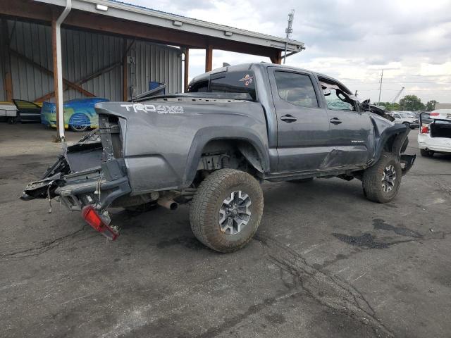3TMCZ5ANXKM224287 - 2019 TOYOTA TACOMA DOUBLE CAB رمادي صورة 3