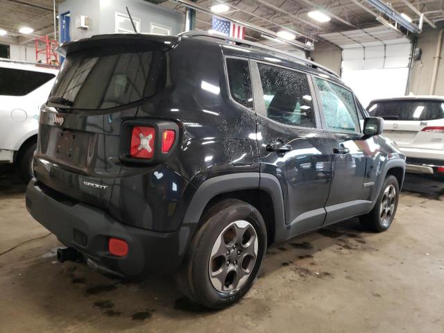 ZACCJAATXGPD71471 - 2016 JEEP RENEGADE SPORT BLACK photo 3