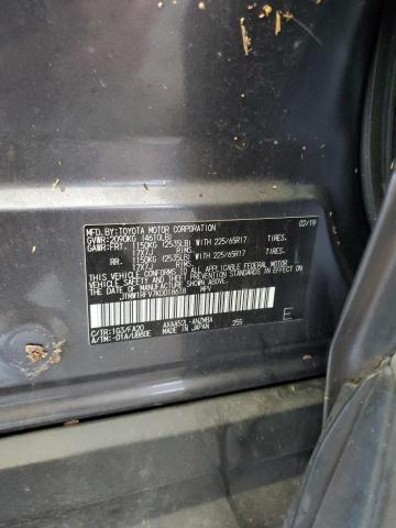 JTMW1RFV7KD018618 - 2019 TOYOTA RAV4 XLE CHARCOAL photo 13