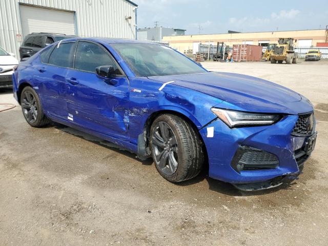 19UUB6F52MA802603 - 2021 ACURA TLX TECH A BLUE photo 4