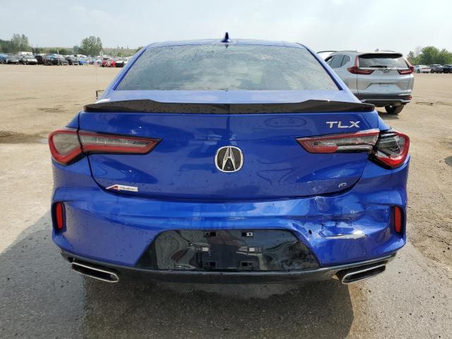 19UUB6F52MA802603 - 2021 ACURA TLX TECH A BLUE photo 6