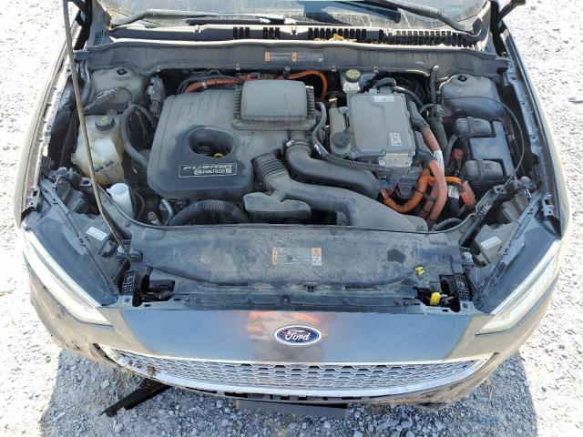 3FA6P0SU7KR192483 - 2019 FORD FUSION TITANIUM GRAY photo 11