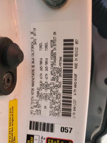 3TMCZ5ANXJM179107 - 2018 TOYOTA TACOMA DOUBLE CAB Weiß Foto 12