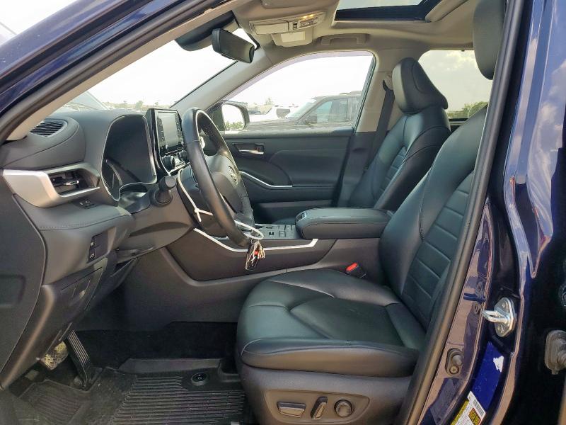 5TDGZRBHXNS577229 - 2022 TOYOTA HIGHLANDER XLE ლურჯი ფოტო 7