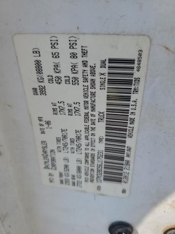 1D7KS28D56J175231 - 2006 DODGE RAM 2500 ST Biały zdjęcie 12
