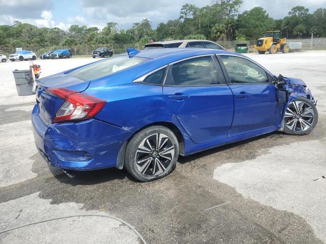 JHMFC1F35JX005548 - 2018 HONDA CIVIC EX BLUE photo 3