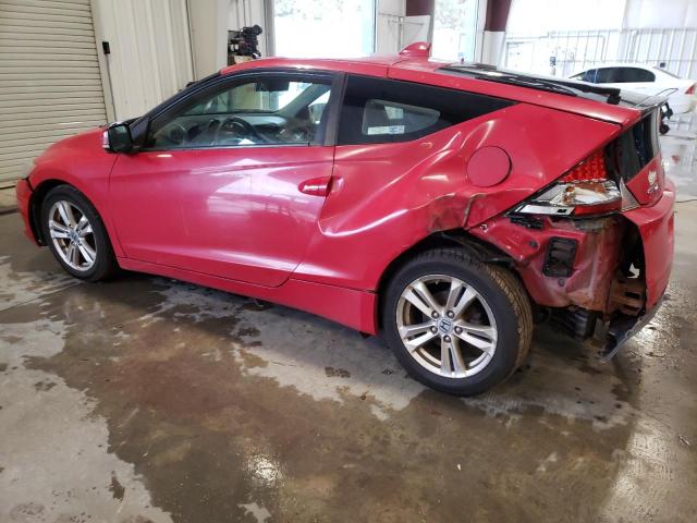 JHMZF1D64BS011583 - 2011 HONDA CR-Z EX RED photo 2