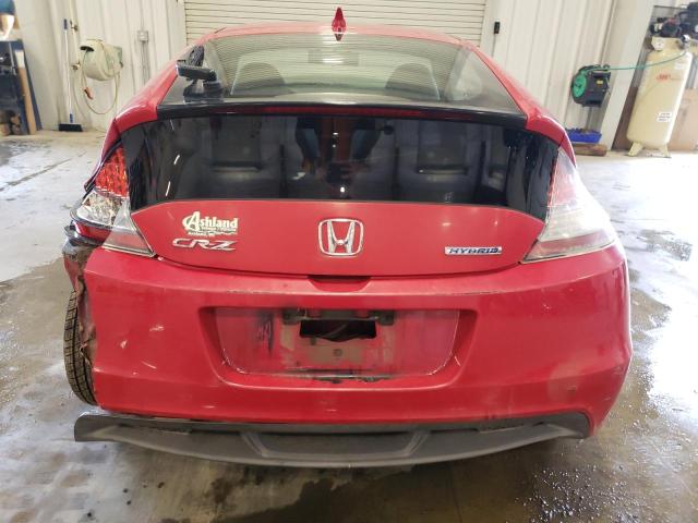 JHMZF1D64BS011583 - 2011 HONDA CR-Z EX RED photo 6