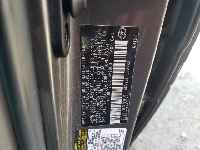 4T1BE32K15U562060 - 2005 TOYOTA CAMRY 4D 2 LE SILVER photo 12