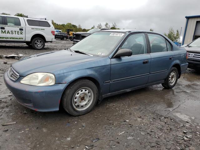 1HGEJ6627TL051630 - 1996 HONDA CIVIC DX BLUE photo 1