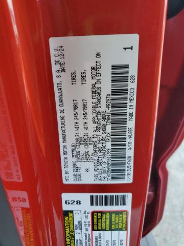 3TYKD5HN2RT017309 - 2024 TOYOTA TACOMA DOUBLE CAB Bordo fotoğraf 12