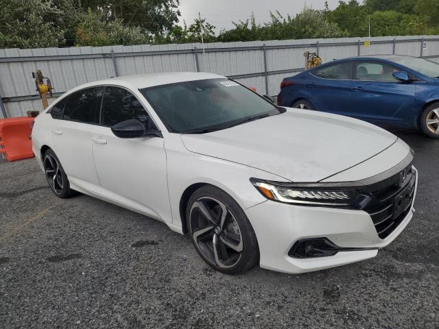 1HGCV1F36NA095415 - 2022 HONDA ACCORD SPORT WHITE photo 4