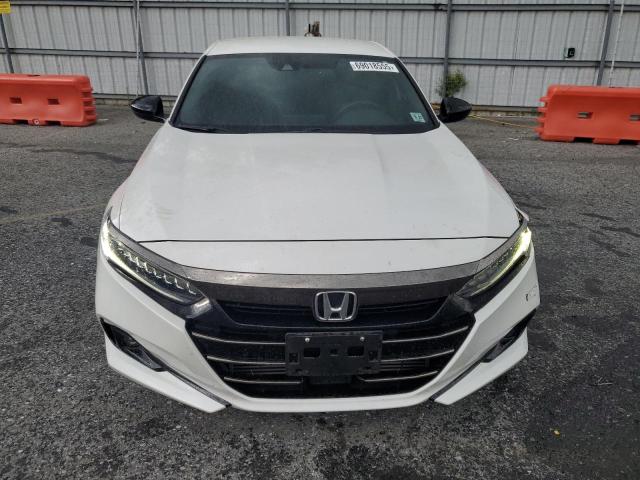 1HGCV1F36NA095415 - 2022 HONDA ACCORD SPORT WHITE photo 5