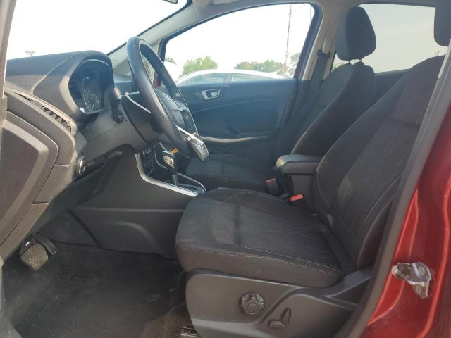MAJ3S2GE6LC348978 - 2020 FORD ECOSPORT SE Czerwony zdjęcie 7