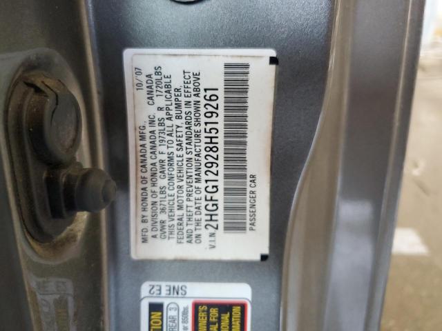 2HGFG12928H519261 - 2008 HONDA CIVIC EXL BEIGE photo 13