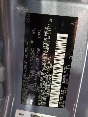 5TDKDRBH1PS024092 - 2023 TOYOTA HIGHLANDER L BLUE photo 13