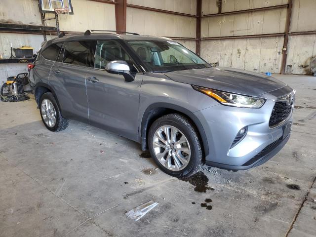 5TDKDRBH1PS024092 - 2023 TOYOTA HIGHLANDER L BLUE photo 4