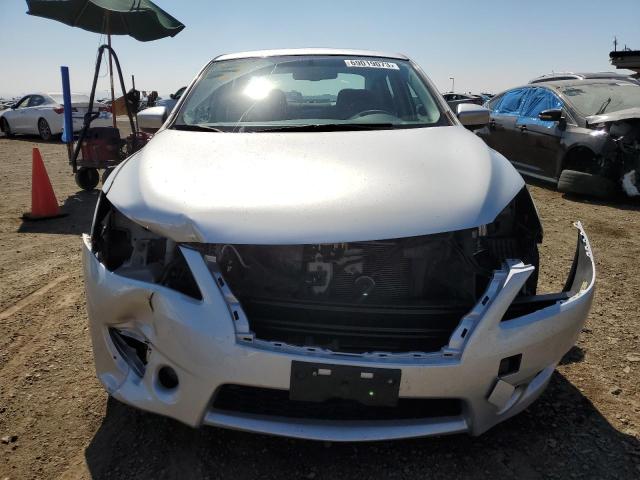 3N1AB7AP6EY223856 - 2014 NISSAN SENTRA S SILVER photo 5