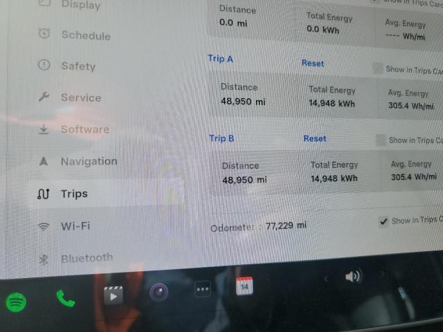 5YJYGDEE9LF015144 - 2020 TESLA MODEL Y BLUE photo 9