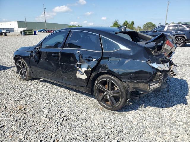 1HGCV1F36JA148723 - 2018 HONDA ACCORD SPORT أسود صورة 2