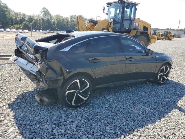 1HGCV1F36JA148723 - 2018 HONDA ACCORD SPORT أسود صورة 3