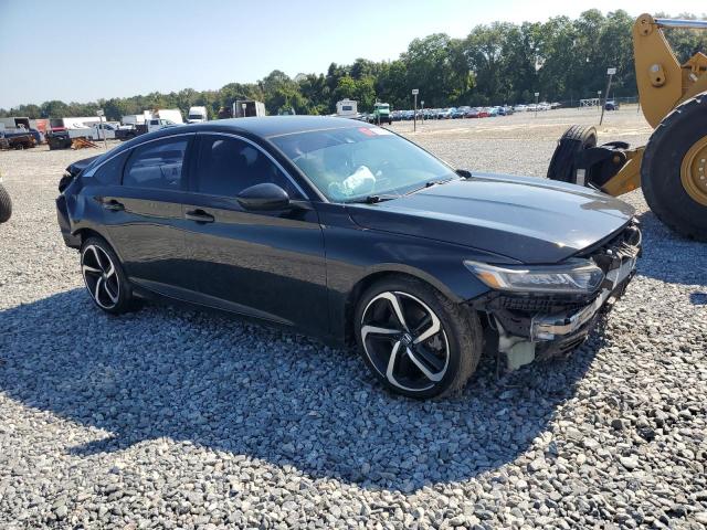 1HGCV1F36JA148723 - 2018 HONDA ACCORD SPORT أسود صورة 4