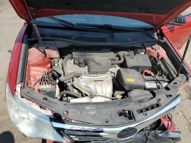 4T4BF1FK2CR179159 - 2012 TOYOTA CAMRY BASE RED photo 11