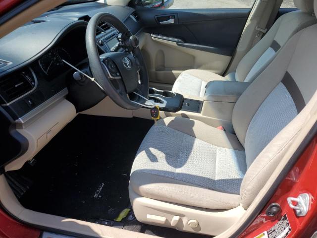 4T4BF1FK2CR179159 - 2012 TOYOTA CAMRY BASE RED photo 7