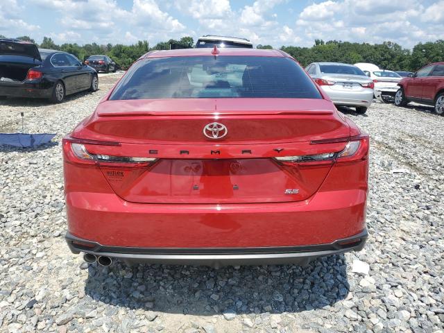 4T1DAACK6SU157377 - 2025 TOYOTA CAMRY XSE RED photo 6