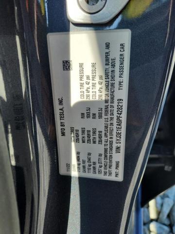 5YJ3E1EA6PF428219 - 2023 TESLA MODEL 3 Մոխրագույն լուսանկար 12