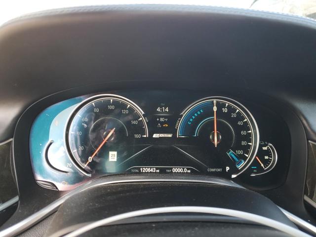 WBA7J2C39HG497806 - 2017 BMW 740 XE GRAY photo 9