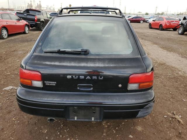 JF1GF4358WG813717 - 1998 SUBARU IMPREZA L BLACK photo 6