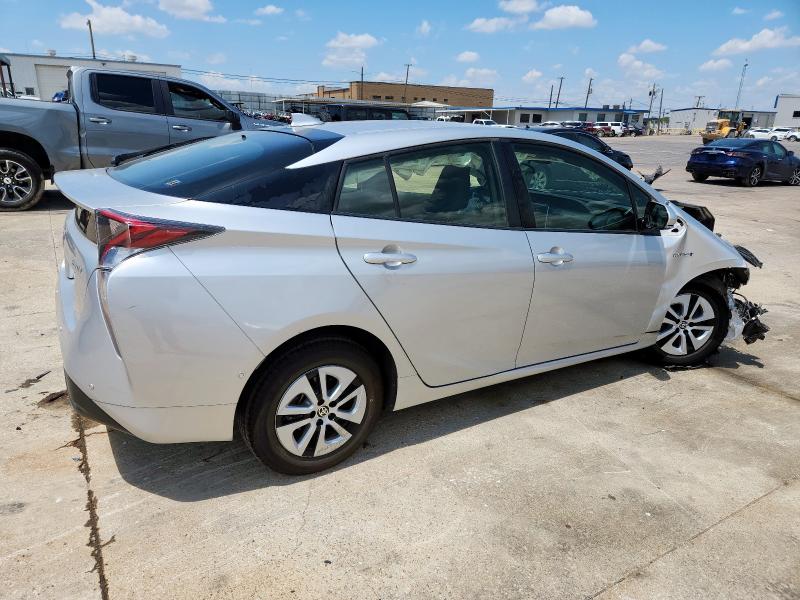 JTDKBRFUXH3574519 - 2017 TOYOTA PRIUS ვერცხლისფერი ფოტო 3
